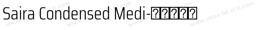 Saira Condensed Medi字体转换